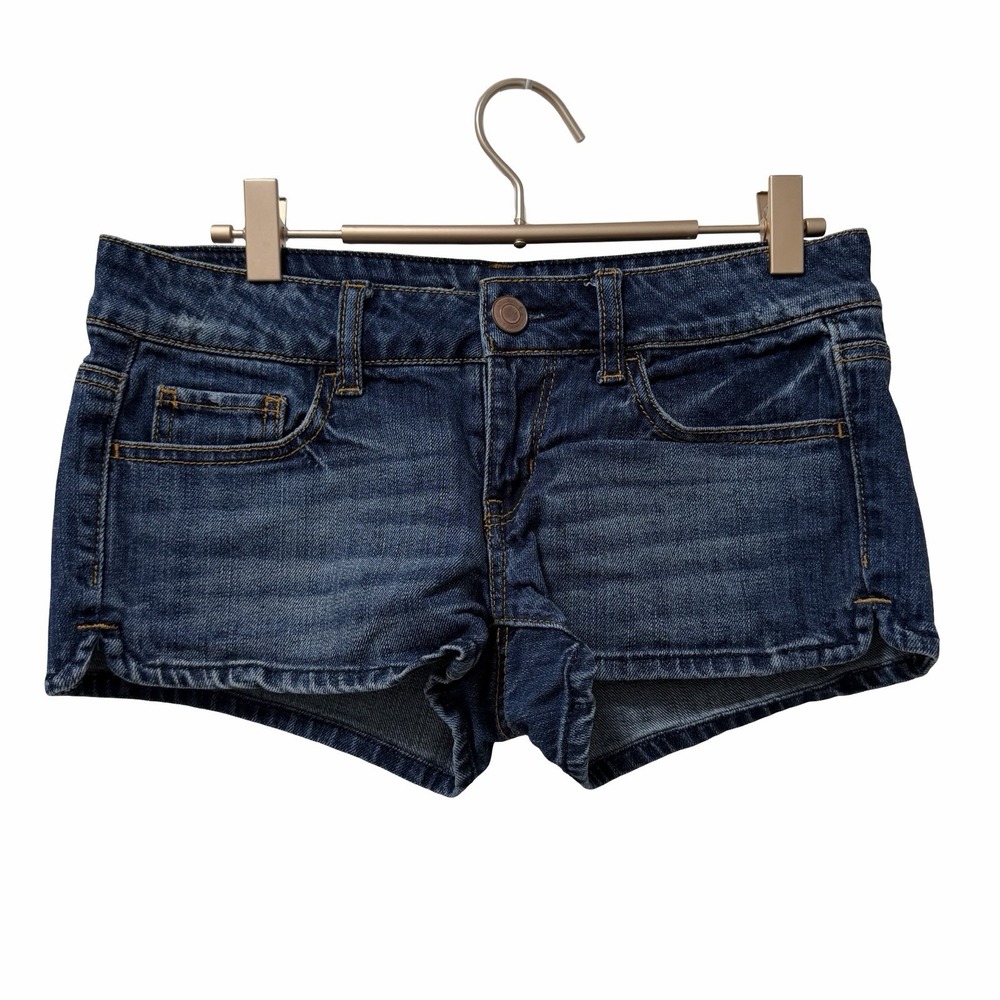 Vintage Forever 21 Womens Micro Mini Denim Shorts Size 26 Fairy Twee Grunge Y2K